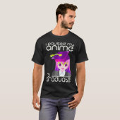 私はアニメを一時停止して卒業アイディアAni Tシャツ (正面フル)