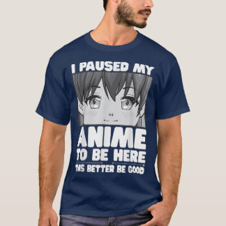 私はアニメを一時停止して女の子日本のに10代のなる Tシャツ