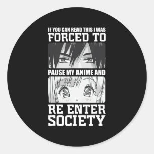 私はアニメを中断して社会に入ることを余儀なくされた ラウンドシール