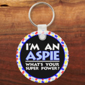 私はアパイだ。お前の力すごいは? キーホルダー (正面)