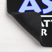 私はアパイだ。お前の力すごいは？ マウスパッド (コーナー)