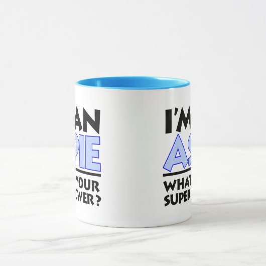 私はアパイだ。お前の力すごいは? マグカップ (中央)