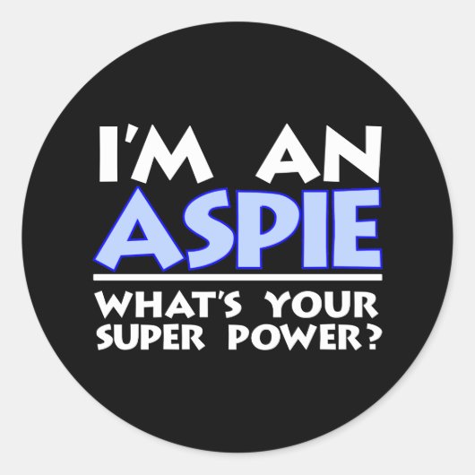 私はアパイだ。お前の力すごいは？ ラウンドシール (正面)