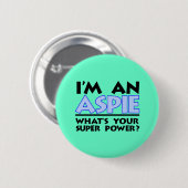 私はアパイだ。お前の力すごいは？ 缶バッジ (正面&裏面)