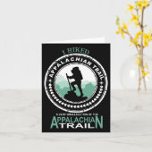 私はアパラチア山脈の小道をハイキングした カード (黄色い花)