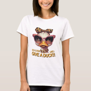 私はアヒルに見与ええるか Tシャツ