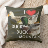 私はアヒルの山の枕が大好き クッション (ブランケット)