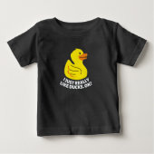 私はアヒルのTシャツが本当に好きだ ベビーTシャツ (正面)