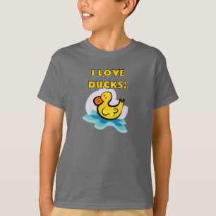 私はアヒルを愛します Tシャツ