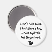 私はアヒルを持っていない マグネット (正面/裏面)