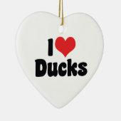 私はアヒルハートが大好き セラミックオーナメント (右)