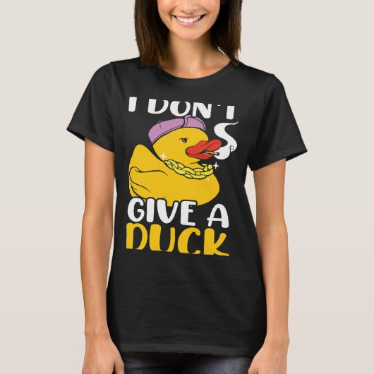 私はアヒル与えウイスプラアヒルの鳥の水を持っていない Tシャツ (正面)