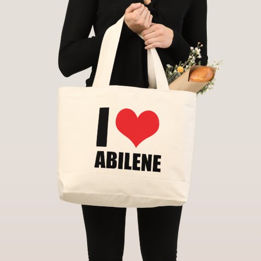 私はアビリーンが大好き ラージトートバッグ (正面(商品))