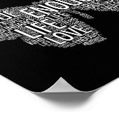 私はアフィユニークーの引力の強い前向き法則だ ポスター (角)