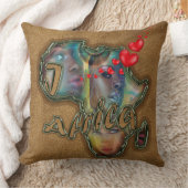 私はアフリカが大好きだ クッション (ブランケット)