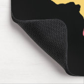 私はアフリカのロスタ色の大陸が大好き マウスパッド (コーナー)