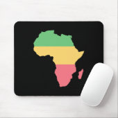私はアフリカのロスタ色の大陸が大好き マウスパッド (マウス)