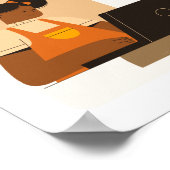 私はアフリカ系学アメリカ人のポスターを教育できる ポスター (角)