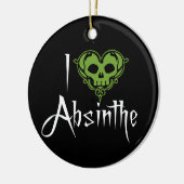 私はアブシンテが大好き セラミックオーナメント (左)