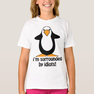 私はアホのペンギンに囲まれている Tシャツ