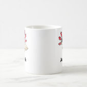 私はアホロートルを愛します コーヒーマグカップ (中央)