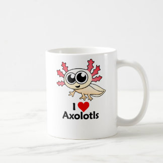 私はアホロートルを愛します コーヒーマグカップ