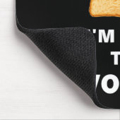 私はアボカドトーストハロウィーンの衣装を着ている マウスパッド (コーナー)