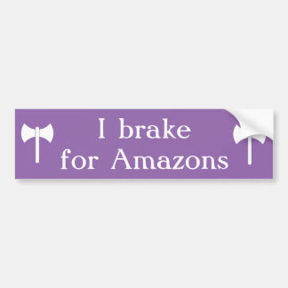 私はアマゾンlabrysのラベンダーのバンパーステッカーのためにブレーキがかかります バンパーステッカー