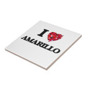 私はアマリロテキサス州を愛します タイル (側面)