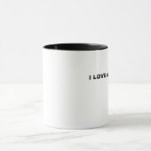 私はアマン派のひよこを愛します マグカップ (中央)