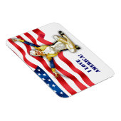 私はアメリカが大好きだ。ヴィンテージピンアップデザインギフト  マグネット (右側)