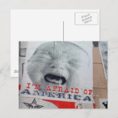私はアメリカが怖い ポストカード (正面/裏面)