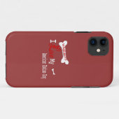 私はアメリカのエスキモー犬が大好き Case-Mate iPhoneケース (裏面(横))