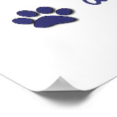 私はアメリカのブルドッグ（雌犬）が大好き ポスター (角)