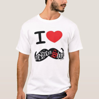 私はアメリカの髭そりの髭米国東部標準時刻を愛します。 2008年のTシャツ Tシャツ