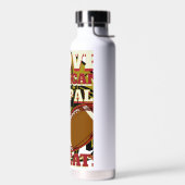 私はアメリカンフットボールと猫が大好き ウォーターボトル (左面)