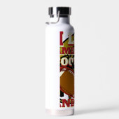 私はアメリカンフットボールと猫が大好き ウォーターボトル (右面)