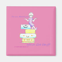 私はアメリカ人。物だ得!マグネット