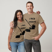 私はアメリカ作動エンジニアクレーンブルドーザーを造ります Tシャツ (ユニセックス)