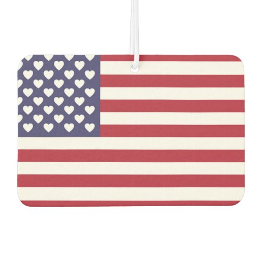 私はアメリカ合衆国が大好きだ カーエアーフレッシュナー (正面)
