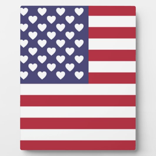 私はアメリカ合衆国が大好きだ フォトプラーク (正面)