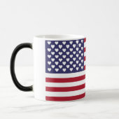 私はアメリカ合衆国が大好きだ モーフィングマグカップ (左)