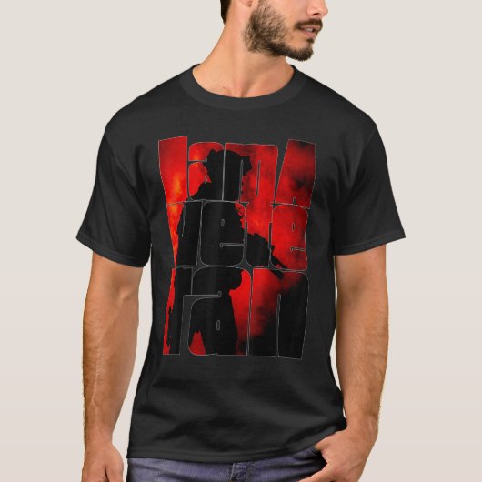 私はアメリカ軍の退役軍人です_5 Tシャツ (正面)