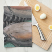 私はアライグマ愛します キッチンタオル (四つ折り)