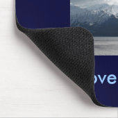 私はアラスカを愛します! マウスパッド (コーナー)