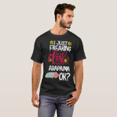 私はアラパイマが大好き Tシャツ (正面フル)
