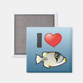 私はアラビアンピカソフィッシュが大好き マグネット (正面/裏面)