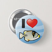 私はアラビアンピカソフィッシュが大好き 缶バッジ (正面&裏面)