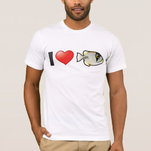 私はアラビアンピカソフィッシュが大好き Tシャツ