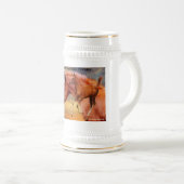 私はアラビア馬のマグを愛する ビールジョッキ (正面右)